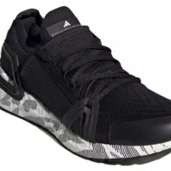 adidas UltraBoost 20 x Stella McCartney Low Black White Dashed W - ID0273 6.5 US - Picture 1 of 11